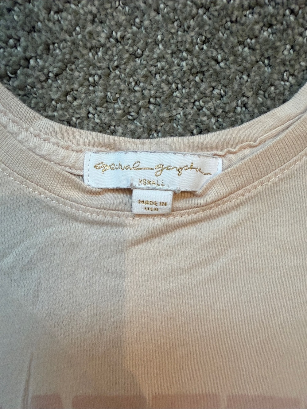 Spiritual Gangster 'GRATEFUL' Muscle Tee - Light Pink - Picture 2 of 3